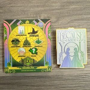 Universal Studios Wicked Glinda and Elphaba Pin